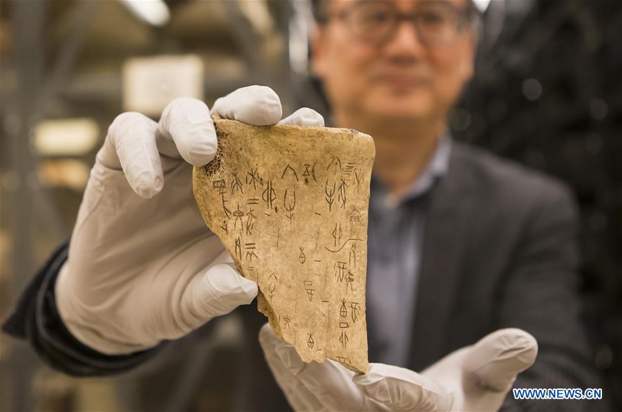 CANADA-TORONTO-MUSEUM-CHINESE ORACLE BONE SCRIPTS