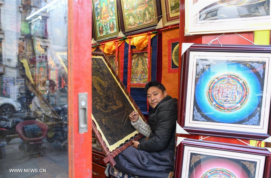 CHINA-TIBET-TANGKA PAINTING (CN)