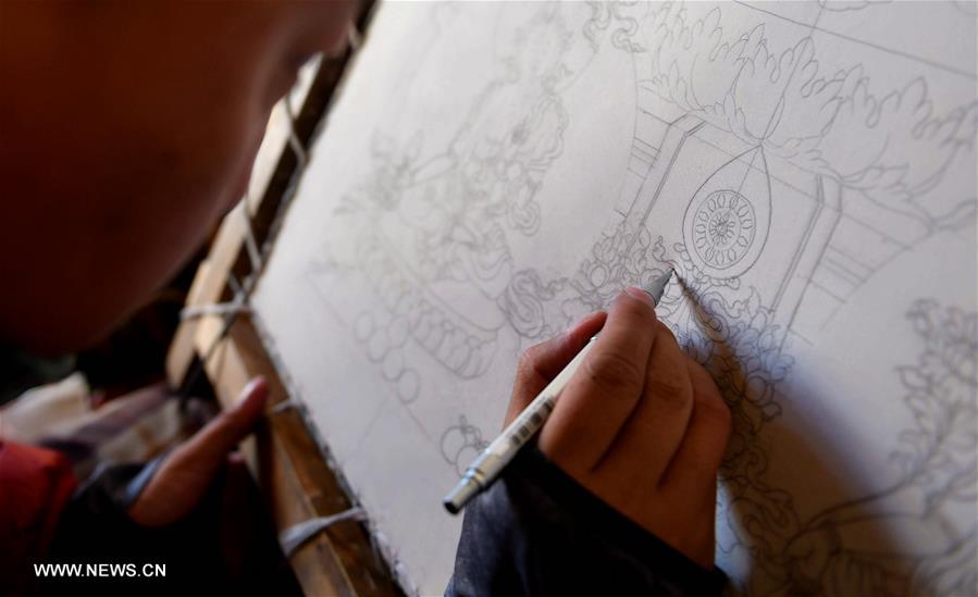 CHINA-TIBET-TANGKA PAINTING (CN)