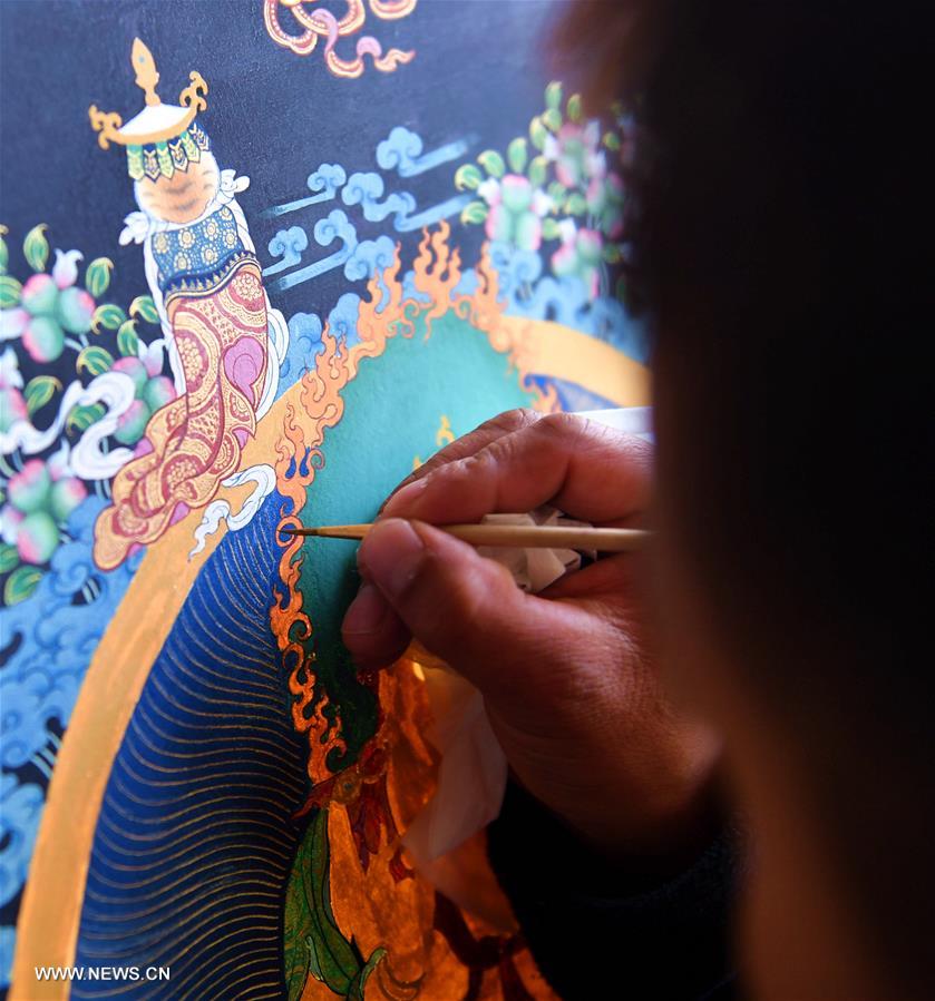 CHINA-TIBET-TANGKA PAINTING (CN)