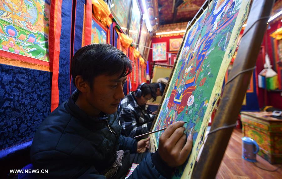 CHINA-TIBET-TANGKA PAINTING (CN)