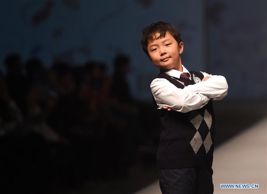 CHINA-BEIJING-SCHOOL UNIFORMS-PRESENTATION