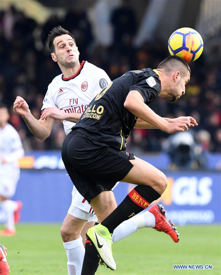 (SP)ITALY-BENEVENTO-SOCCER-AC MILAN-BENEVENTO