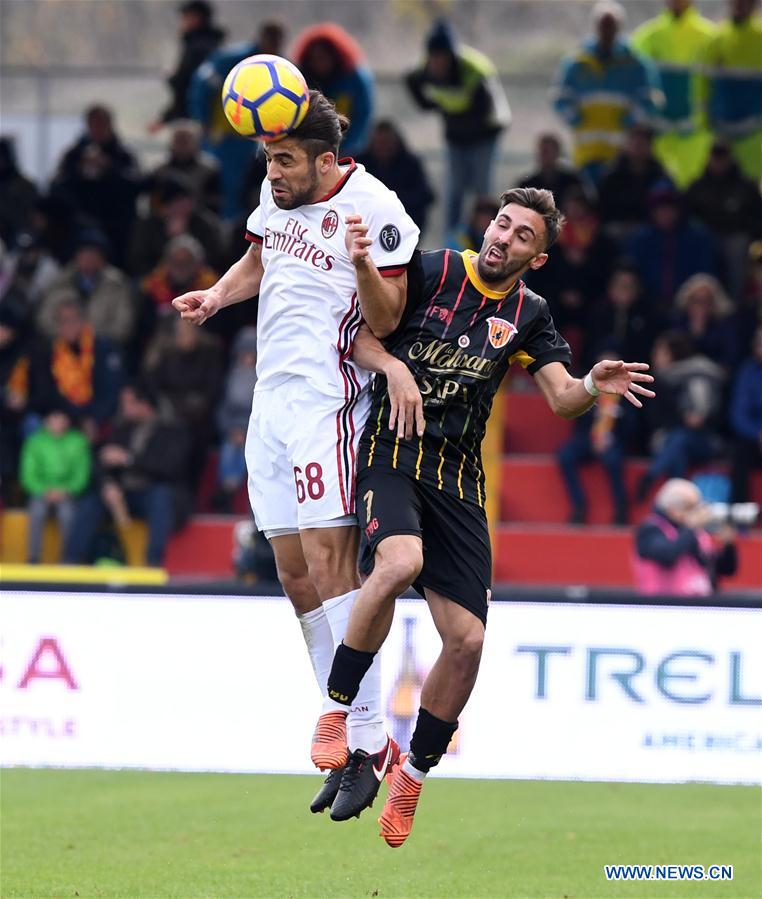 (SP)ITALY-BENEVENTO-SOCCER-AC MILAN-BENEVENTO