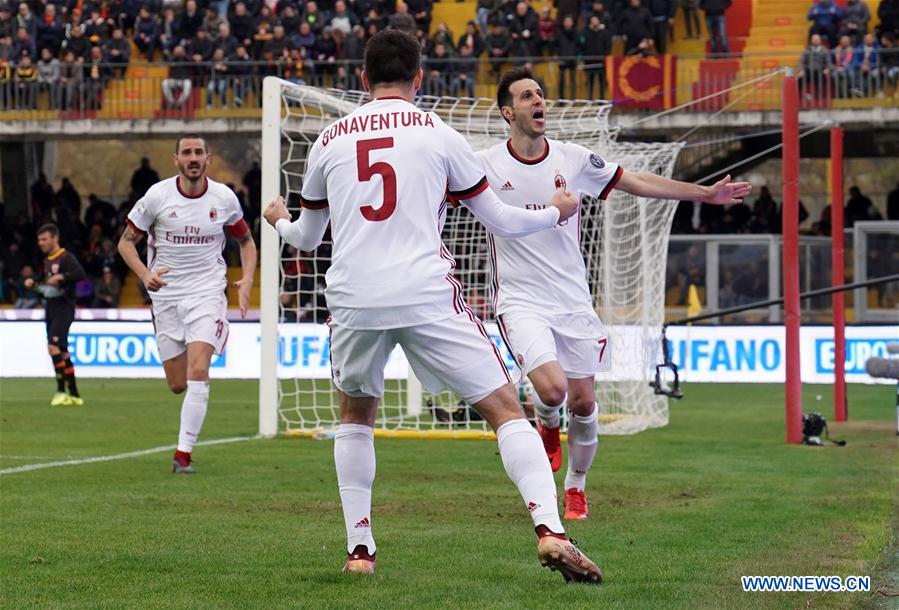 (SP)ITALY-BENEVENTO-SOCCER-AC MILAN-BENEVENTO
