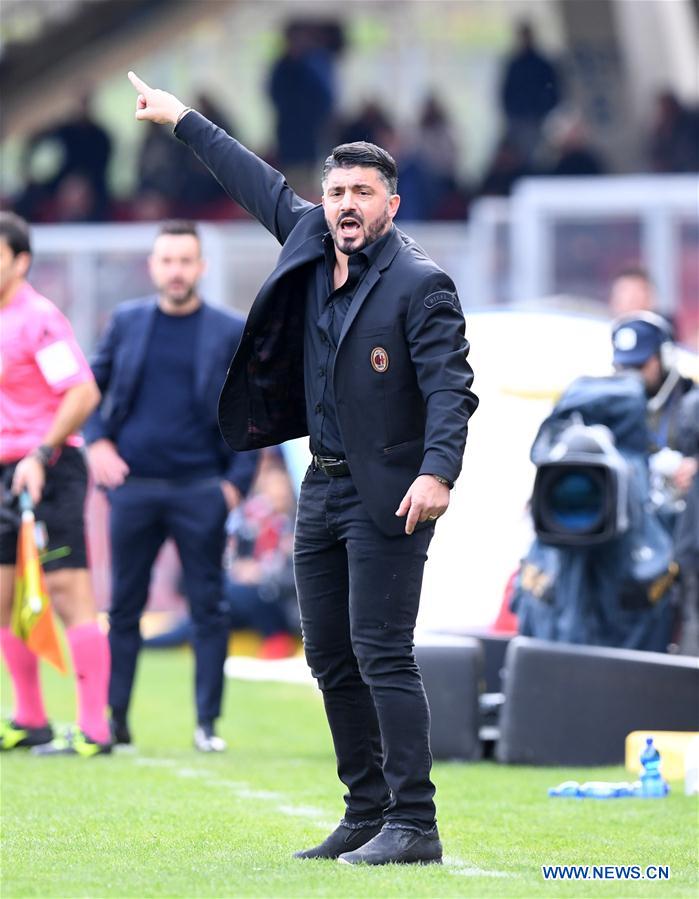 (SP)ITALY-BENEVENTO-SOCCER-AC MILAN-BENEVENTO
