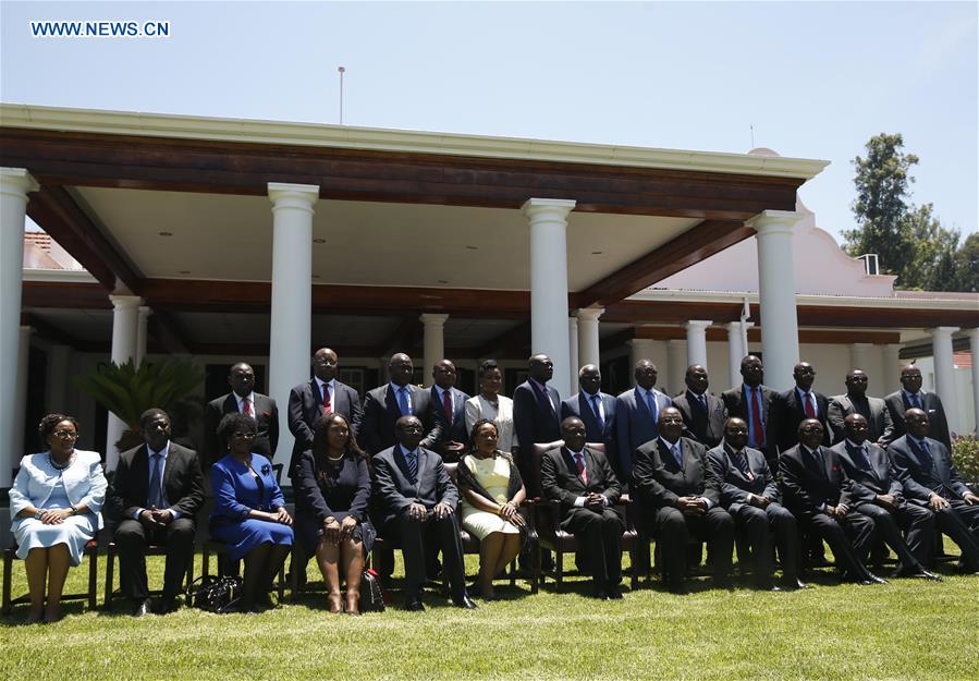 ZIMBABWE-HARARE-CABINET-SWEARING IN