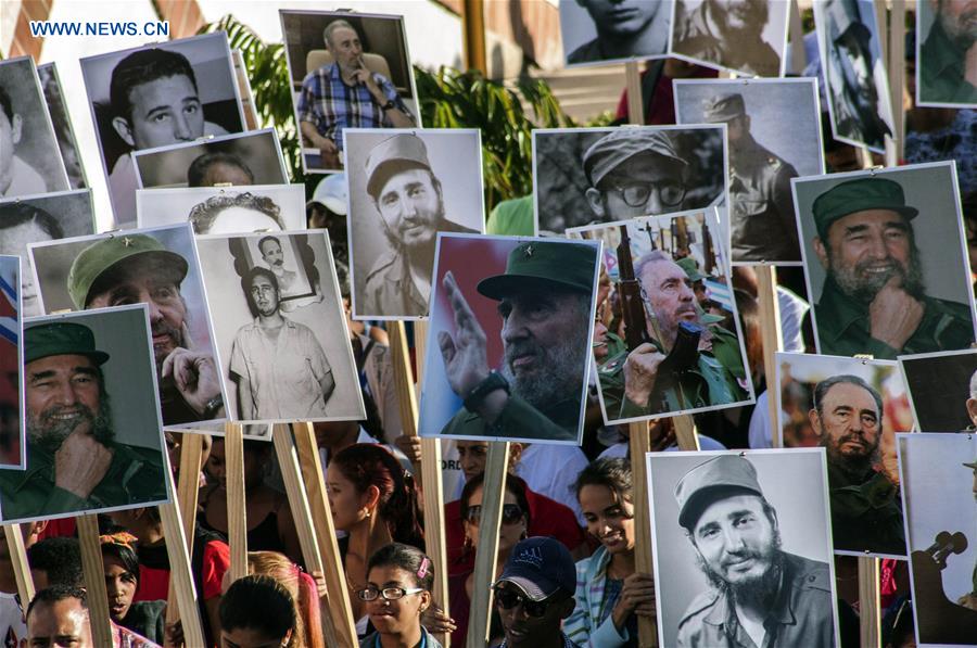 CUBA-SANTIAGO DE CUBA-FIDEL CASTRO-COMMEMORATION