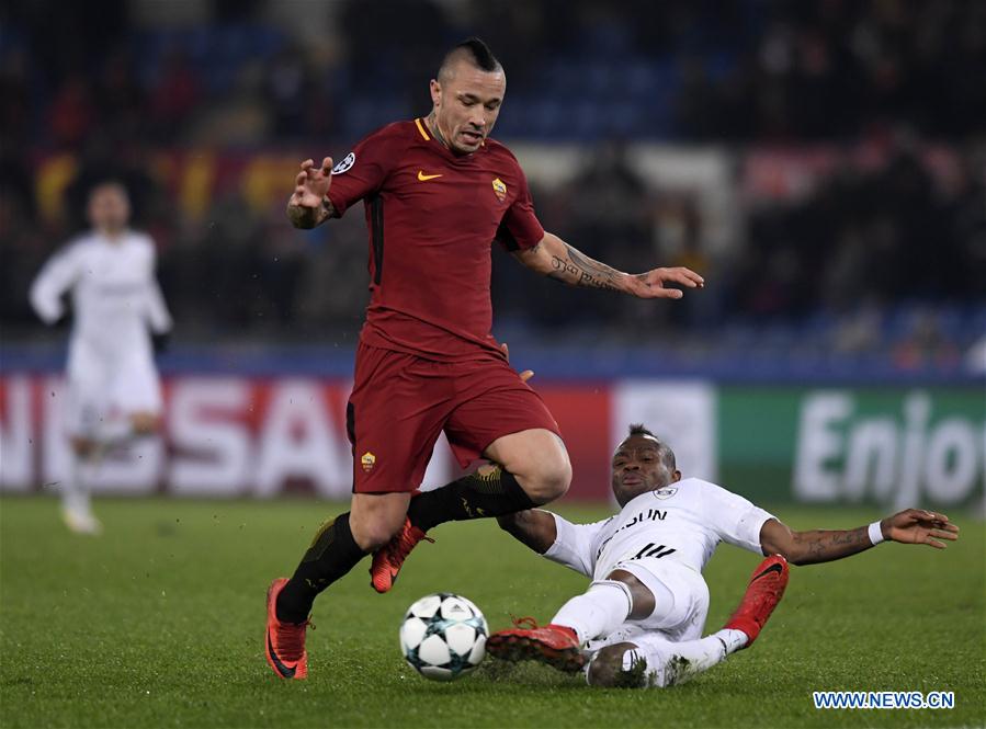 (SP)ITALY-ROME-CHAMPIONS LEAGUE-ROMA-QARABAG