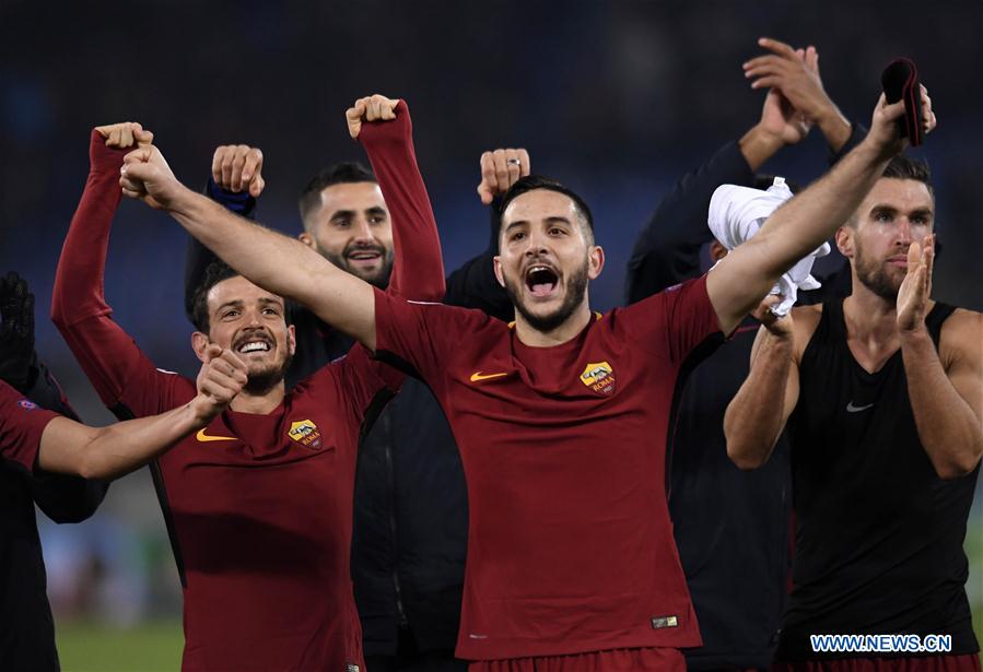 (SP)ITALY-ROME-CHAMPIONS LEAGUE-ROMA-QARABAG