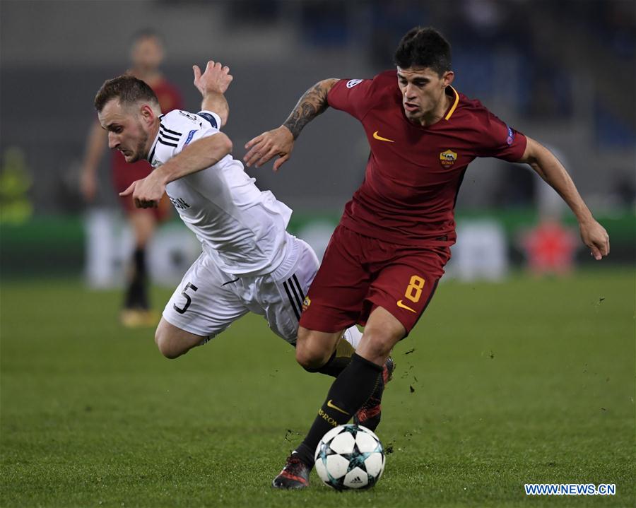 (SP)ITALY-ROME-CHAMPIONS LEAGUE-ROMA-QARABAG