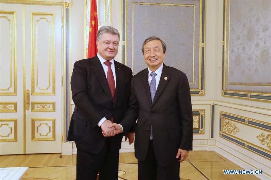 UKRAINE-KIEV-CHINESE VICE PREMIER-MEETING