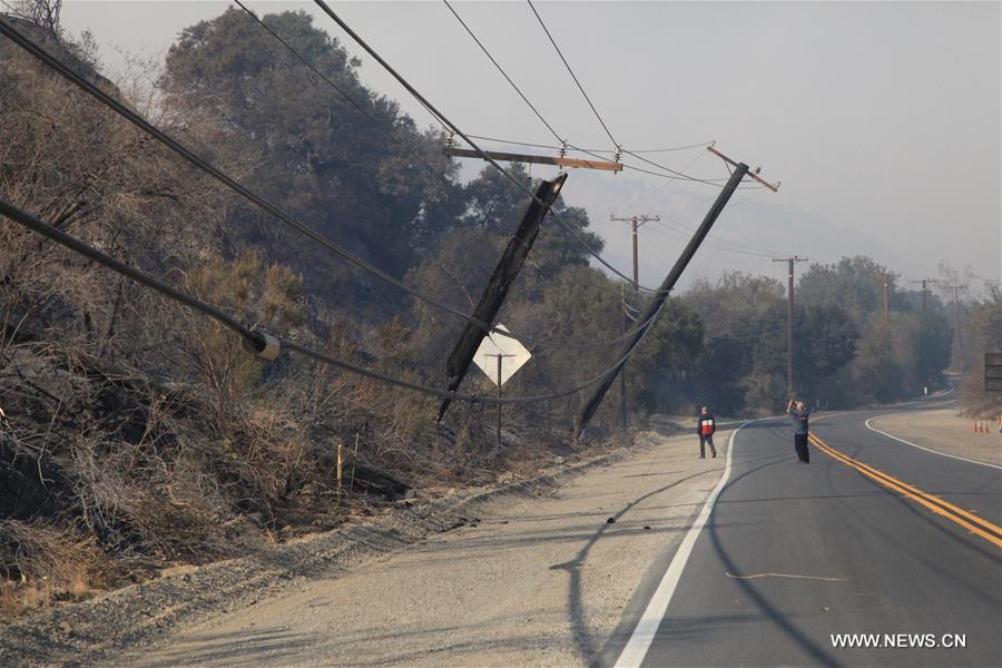U.S.-CALIFORNIA-WILDFIRE
