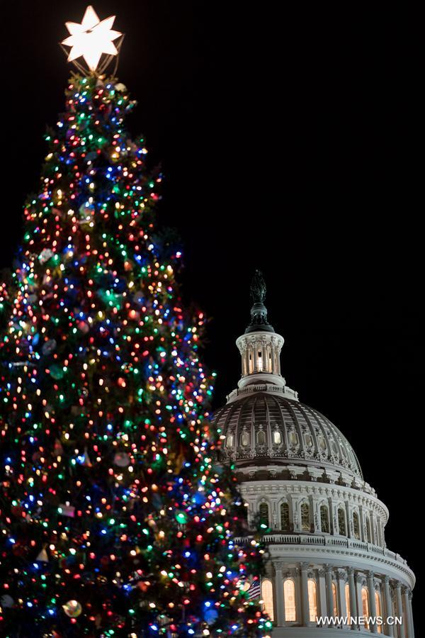 U.S.-WASHINGTON-CAPITAL CHRISTMAS TREE-LIGHTING