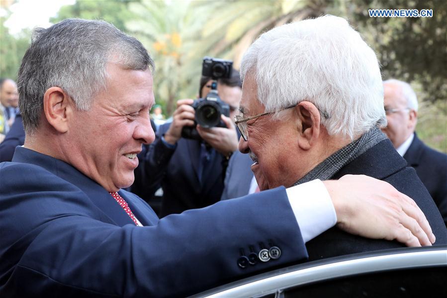 JORDAN-AMMAN-KING-PALESTINE-PRESIDENT-MEETING