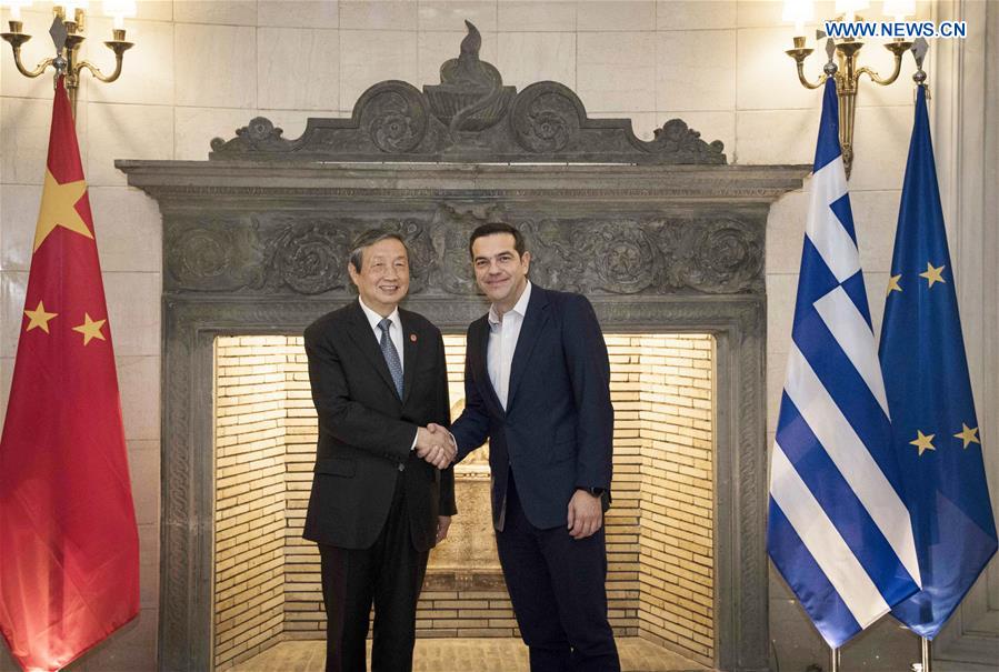 GREECE-ATHENS-PM-CHINA-VICE PREMIER-MEETING