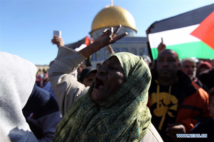 MIDEAST-JERUSALEM-PROTEST