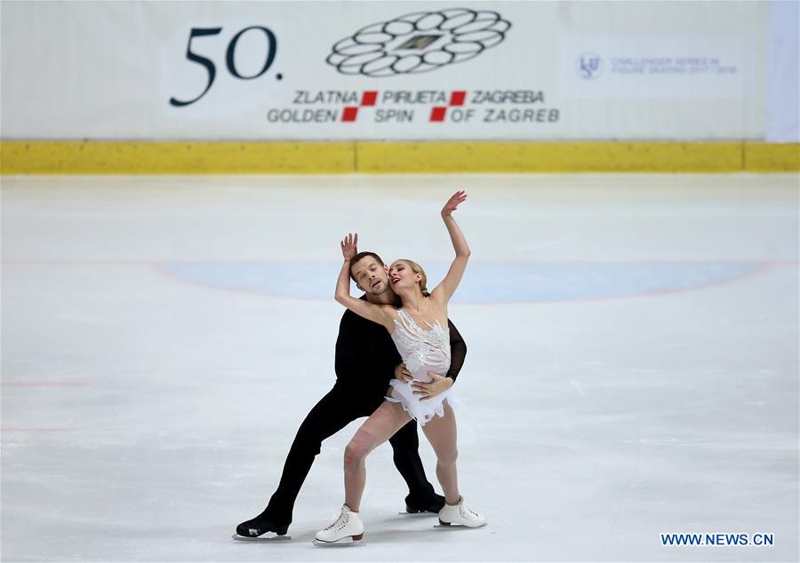 (SP)CROATIA-ZAGREB-FIGURE SKATING-50TH GOLDEN SPIN OF ZAGREB-PAIR SKATING