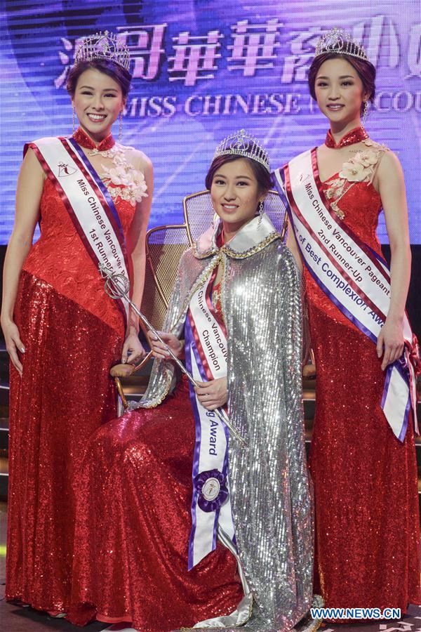 CANADA-VANCOUVER-2017 MISS CHINESE VANCOUVER PAGEANT
