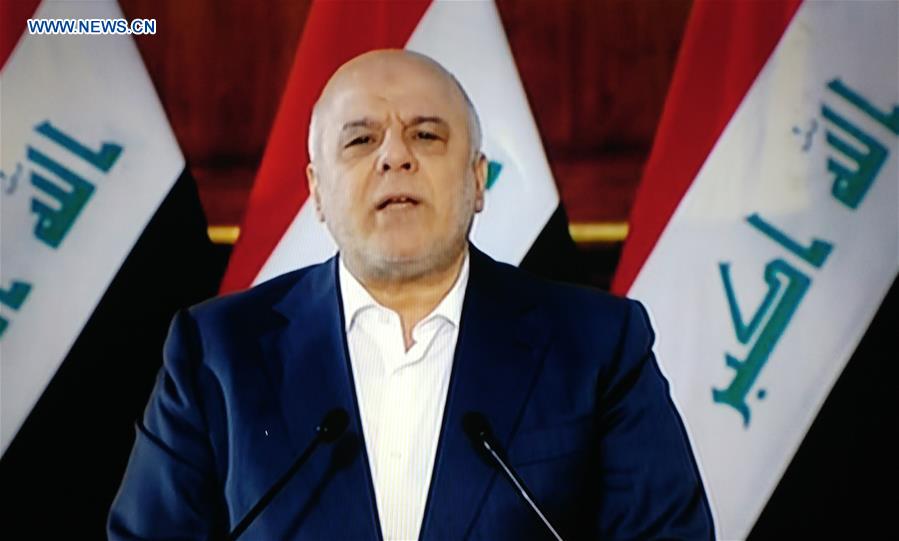 IRAQ-BAGHDAD-PM-DECLARATION-FULL LIBERATION FROM IS