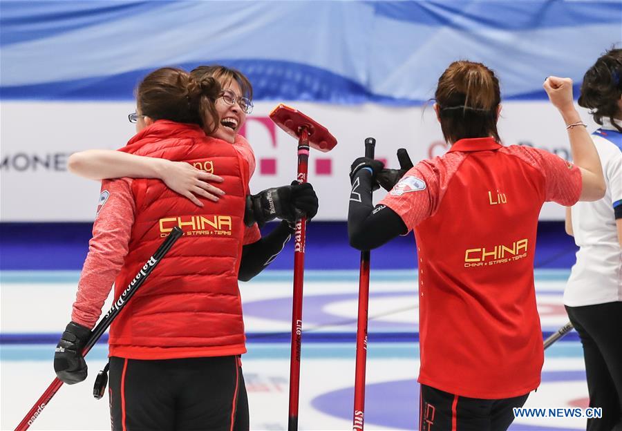 (SP)CZECH REPUBLIC-PILSEN-CURLING-OLYMPIC QUALIFICATION-WOMEN-CHINA VS ITALY