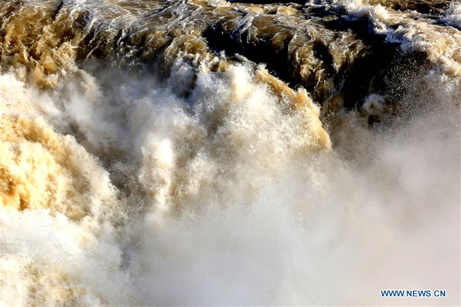 #CHINA-YELLOW RIVER-HUKOU WATERFALL-WINTER SCENERY(CN)