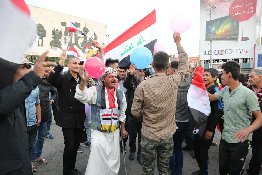 IRAQ-BAGHDAD-LIBRATION FROM THE IS-CELEBRATION