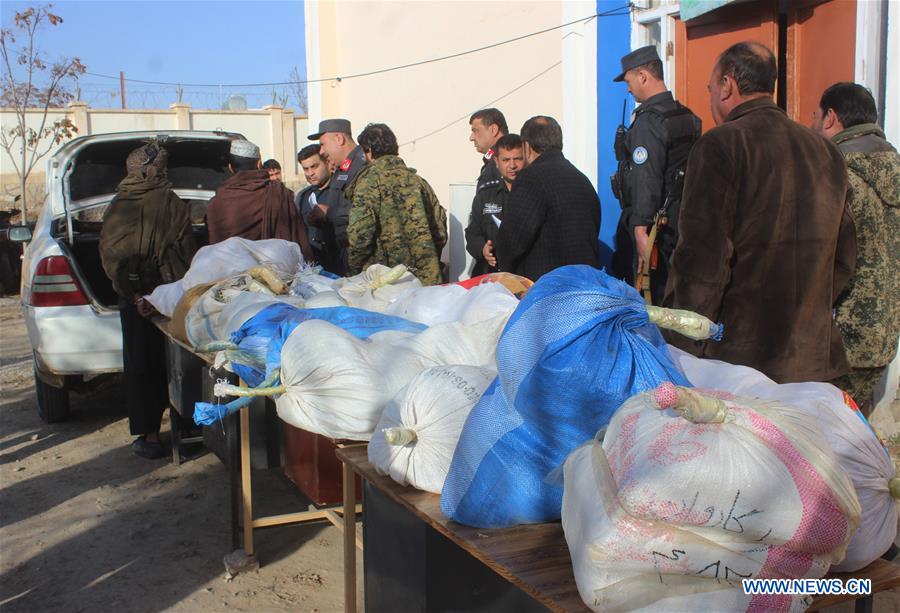 AFGHANISTAN-SHIBERGHAN-SMUGGLER-DRUG