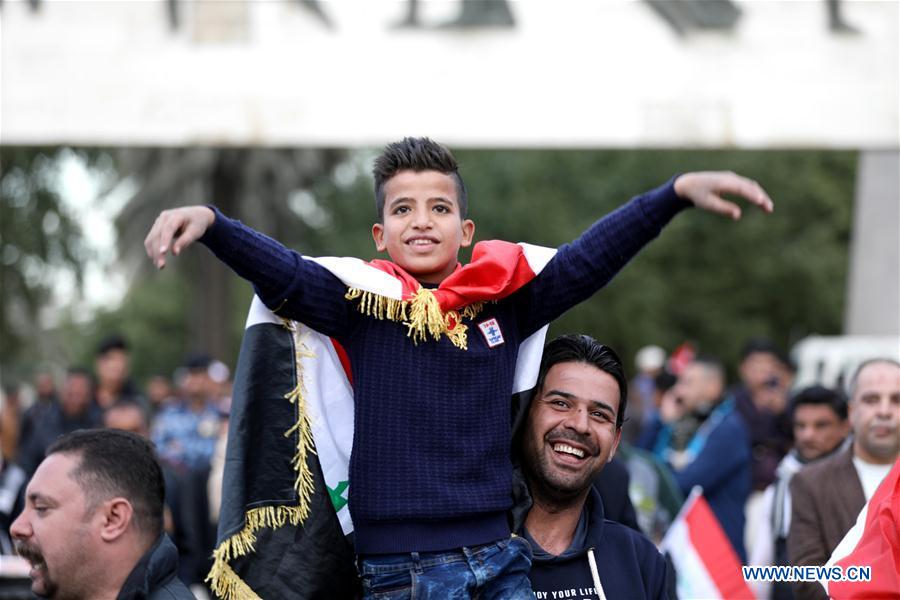 IRAQ-BAGHDAD-LIBRATION FROM THE IS-CELEBRATION