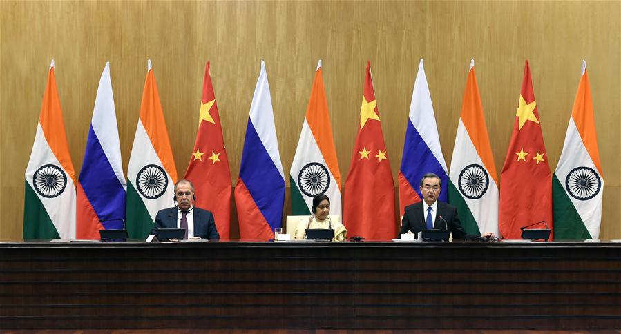 INDIA-NEW DELHI-THE 15TH TRILATERAL MEETING-CHINA-RUSSIA