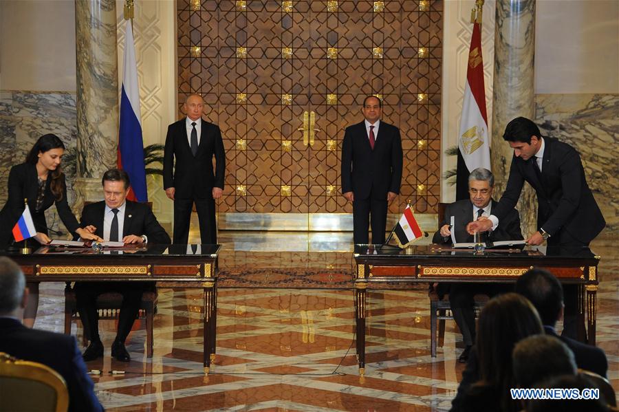 EGYPT-CAIRO-RUSSIA-PUTIN-VISIT