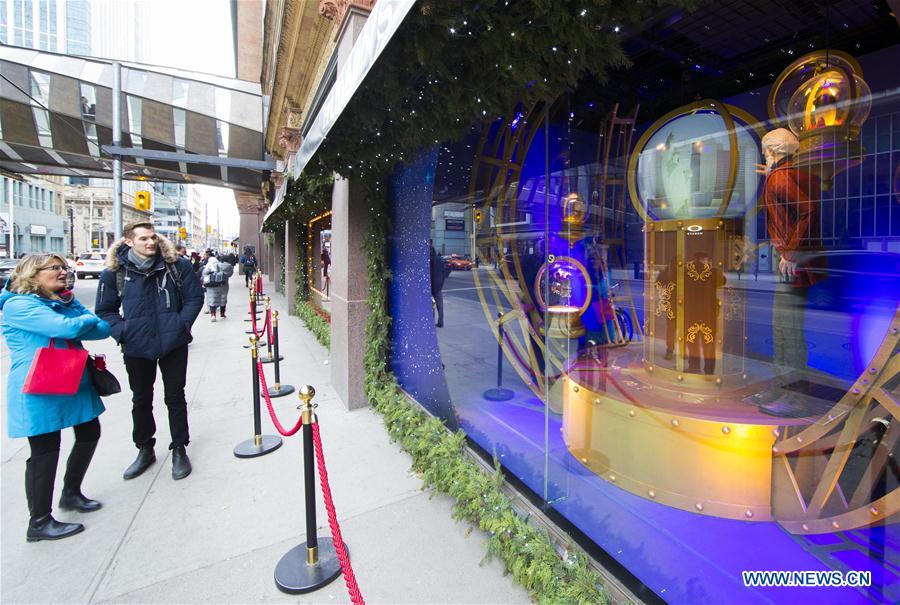 CANADA-TORONTO-HOLIDAY WINDOW SHOW