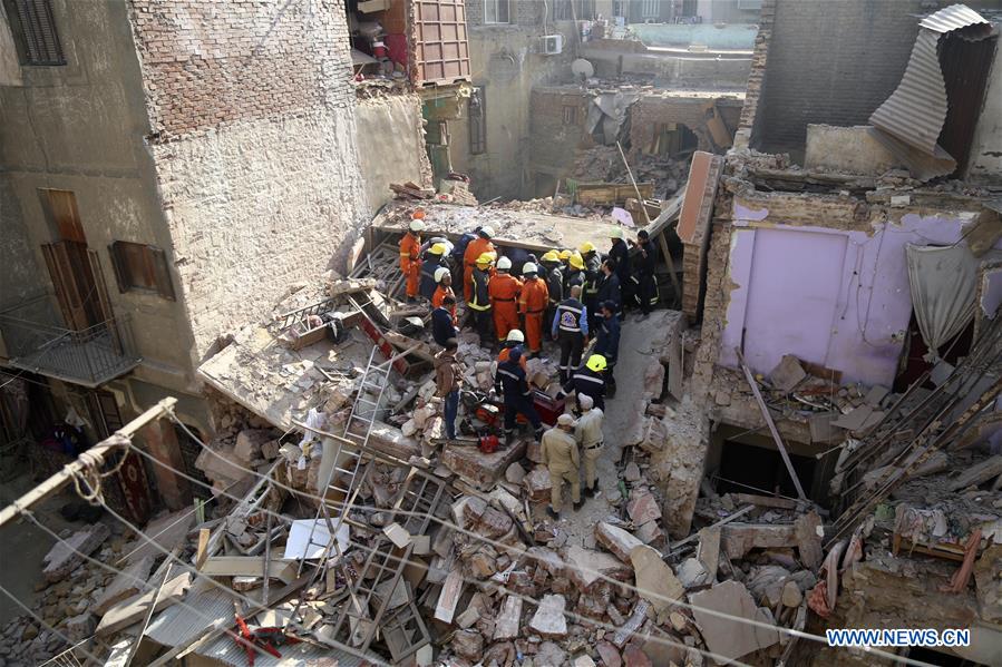 EGYPT-CAIRO-ACCIDENT-BUILDING COLLAPSE