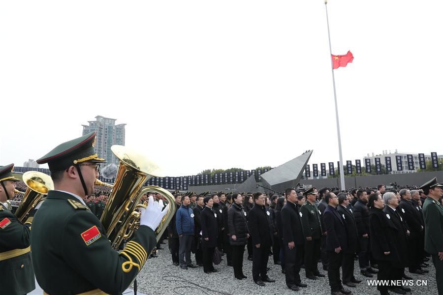 CHINA-NANJING MASSACRE VICTIMS-STATE MEMORIAL CEREMONY(CN)