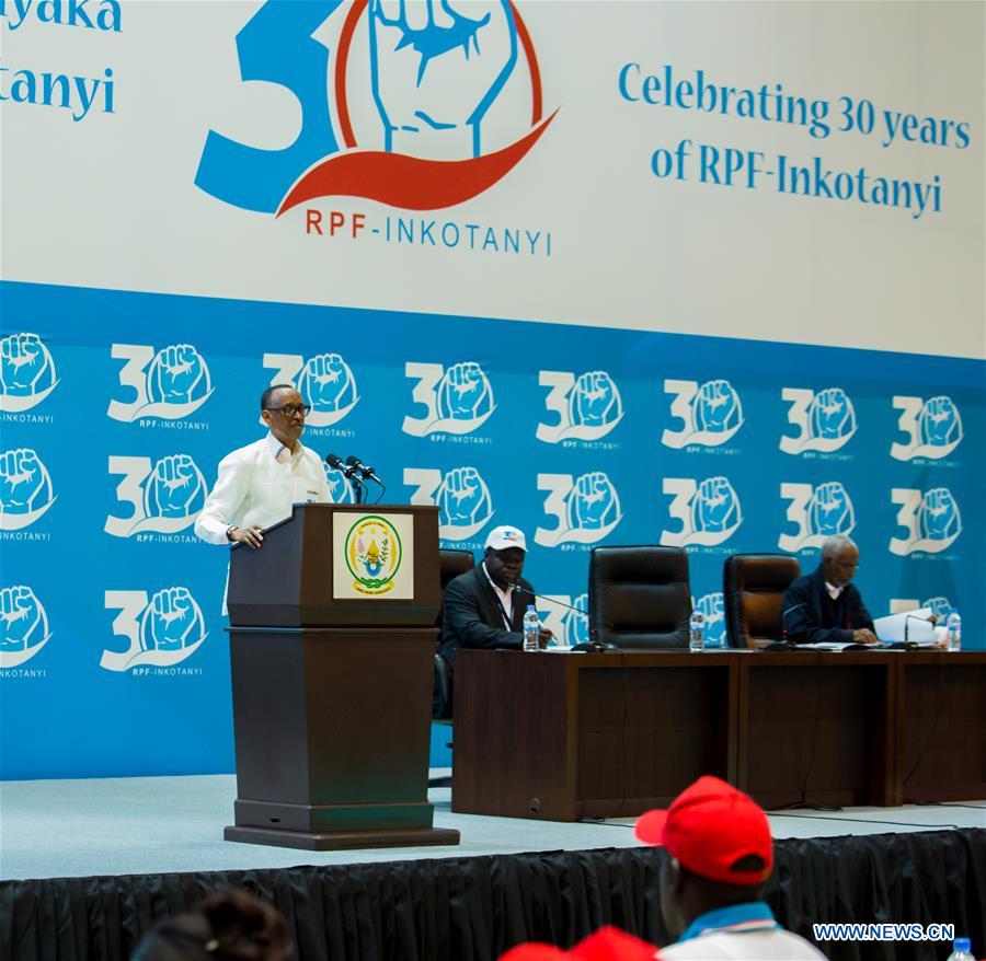 RWANDA-KIGALI-RULING PARTY-RPF-THE 30TH ANNIVERSARY