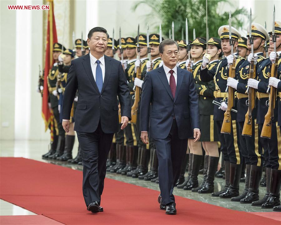 CHINA-BEIJING-XI JINPING-ROK-PRESIDENT-TALKS (CN)