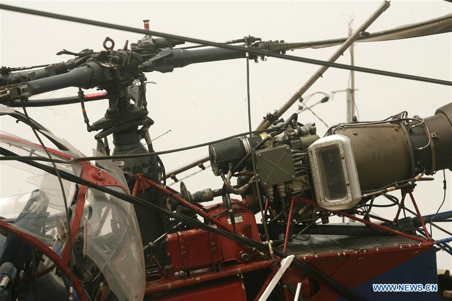 COTE D'IVOIRE-PORT BOUET-HELICOPTER-CRASH