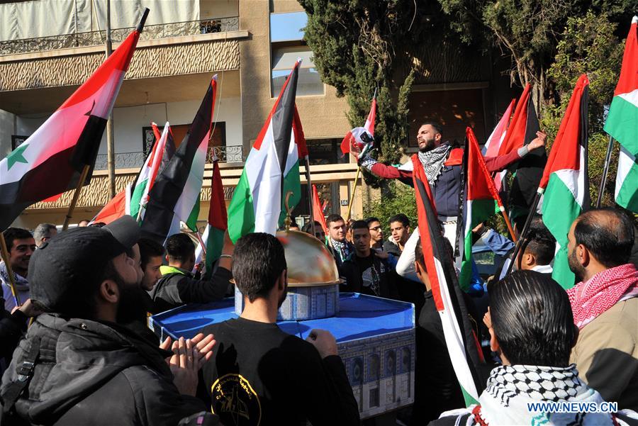 SYRIA-DAMASCUS-PROTEST