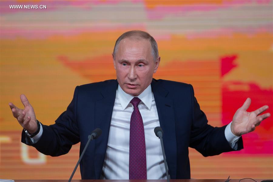 RUSSIA-MOSCOW-PUTIN-PRESS CONFERENCE
