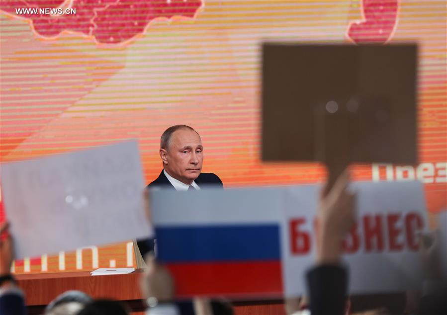 RUSSIA-MOSCOW-PUTIN-PRESS CONFERENCE