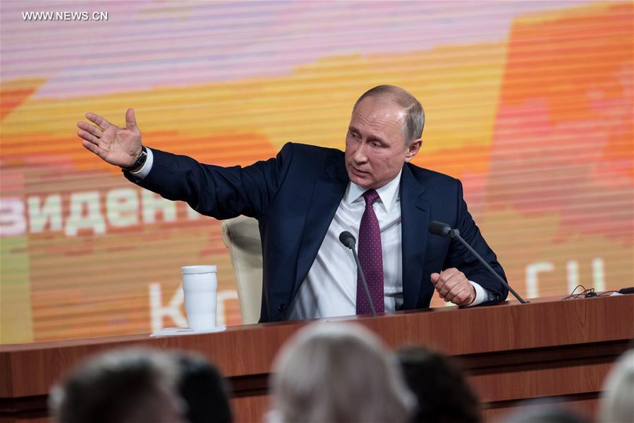 RUSSIA-MOSCOW-PUTIN-PRESS CONFERENCE