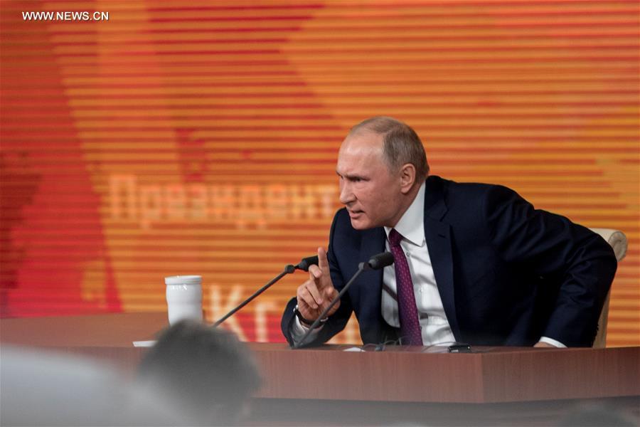 RUSSIA-MOSCOW-PUTIN-PRESS CONFERENCE