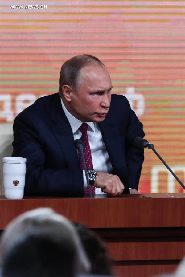 RUSSIA-MOSCOW-PUTIN-PRESS CONFERENCE