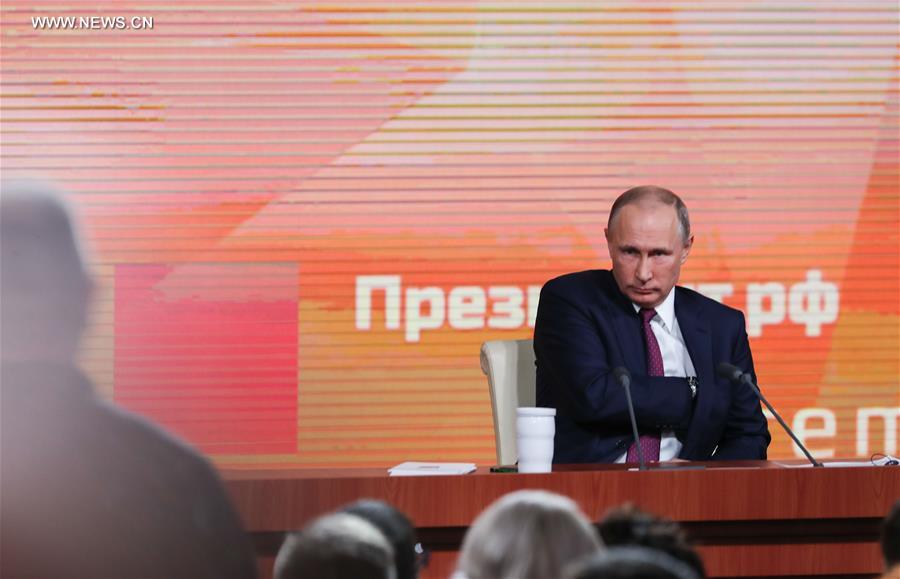 RUSSIA-MOSCOW-PUTIN-PRESS CONFERENCE