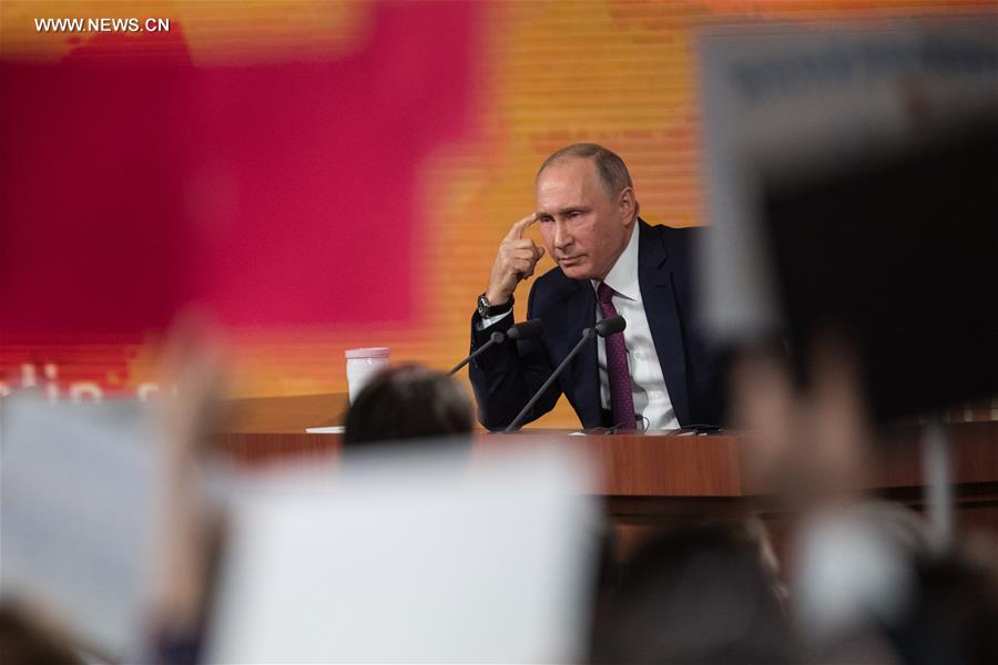 RUSSIA-MOSCOW-PUTIN-PRESS CONFERENCE