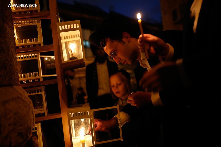 MIDEAST-JERUSALEM-HANUKKAH
