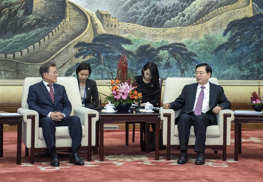 CHINA-BEIJING-ZHANG DEJIANG-ROK-MEETING (CN)