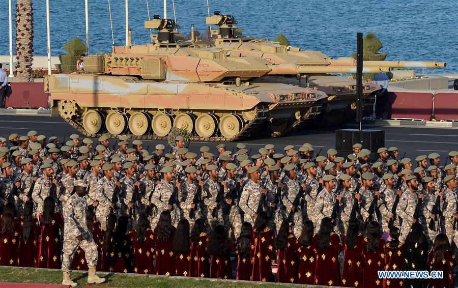 QATAR-DOHA-MILITARY PARADE-REHEARSAL