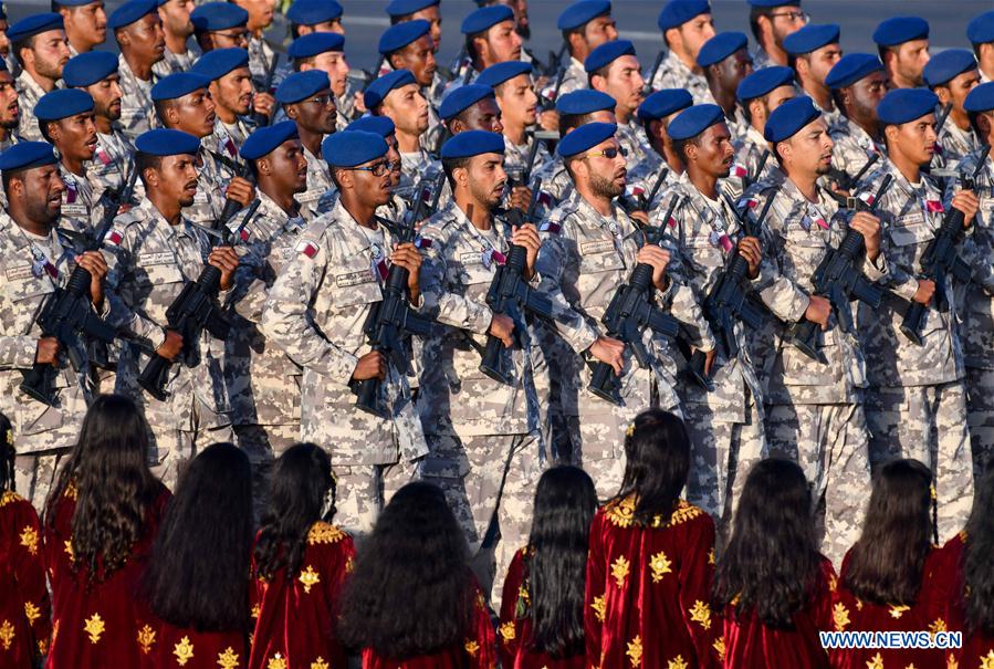 QATAR-DOHA-MILITARY PARADE-REHEARSAL