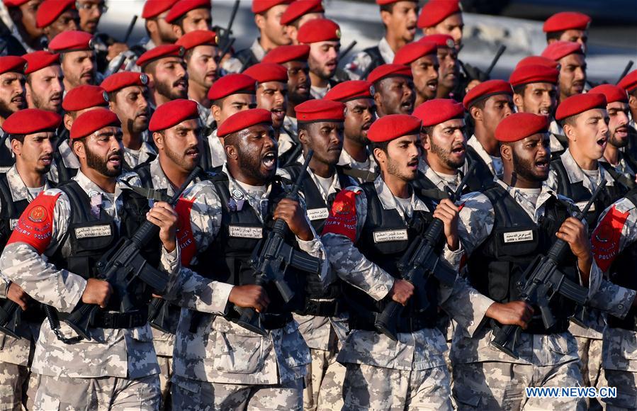 QATAR-DOHA-MILITARY PARADE-REHEARSAL